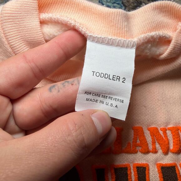 Vintage 1983 Toddler Browns Crewneck - Picture 2 of 4